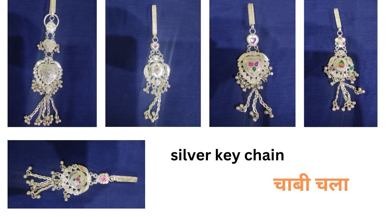 Buy I Jewels Gold Plated Traditional Kundan & Pearl Chabi Challa/Challa  Waist Key chain For Women (KC02W) Online at Best Prices in India - JioMart.