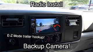 Rebuilding a Wrecked Car\/\/ Ford F250 P13 Radio \& Backup Camera Install