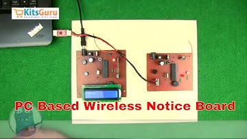 PC Based Wireless Notice Board by KitsGuru.com | LGEC105 (ENGLISH)