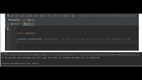 ITT633 NETWORK AUTOMATION - AUTOMATED WHATSAPP MESSAGE Using Python by PingNation