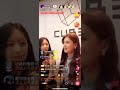 Miyeon and ShuHua open their legs in a live