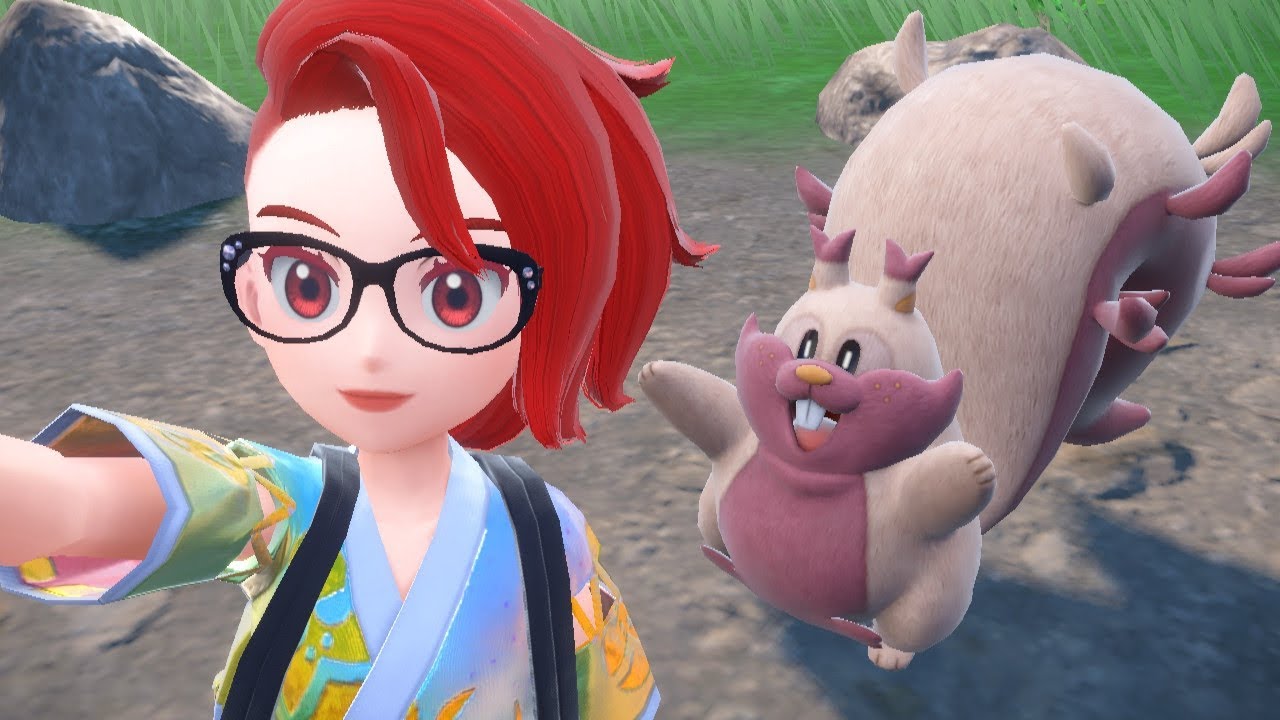 Greedent Shiny en Pokémon Scarlet 