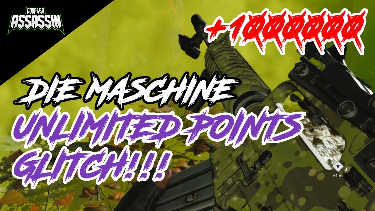 Die Maschine UNLIMITED POINTS GLITCH - Cold War Zombies FAST POINTS | RANK UP FAST