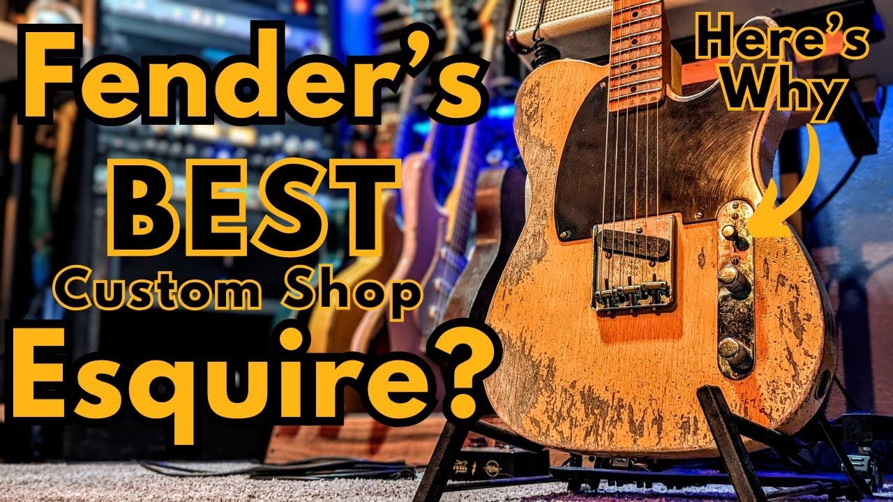 50-е годы PINE Esquire + проводка полного привода | Обзор Fender Custom Shop