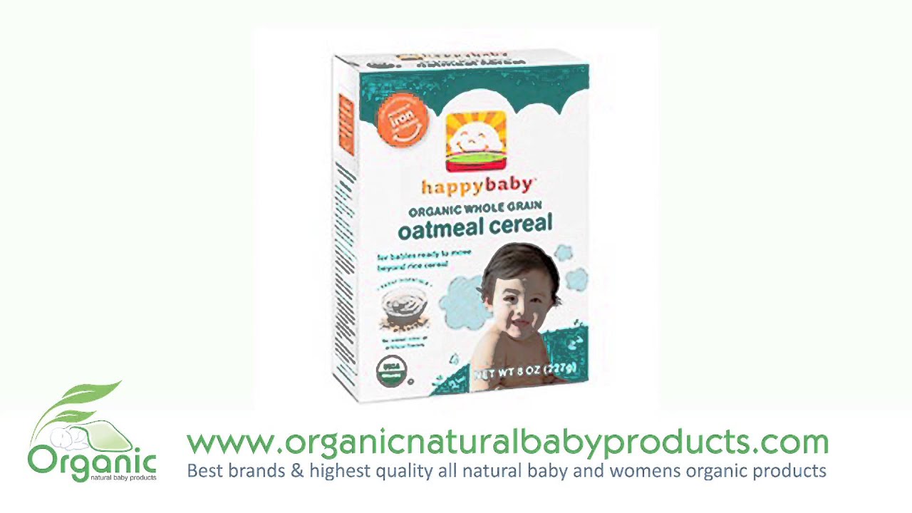 Natural Happy Bellies Organic Baby Cereal Mothers & Women's YouTube