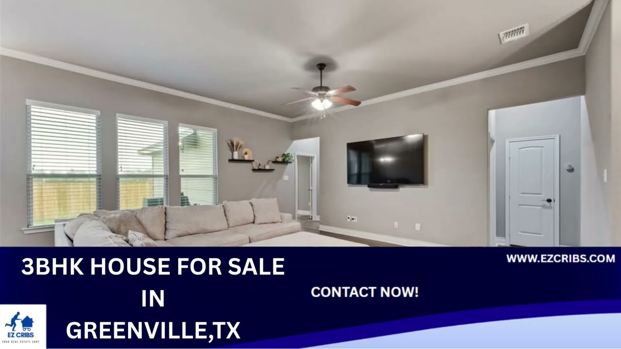 AFFORDABLE 3 BHK HOUSE FOR SALE IN GREENVILLE,TX