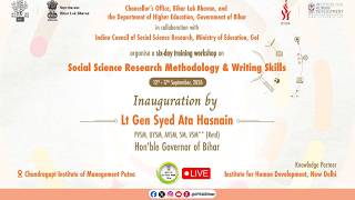 📡#Live: Training Workshop on Social Science Research Methodology & Writing Skills | 09/12 - 09/17... Update