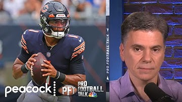 Matt Nagy confuses with refusal to start Justin Fields Week 1 | Pro Football Talk | NBC Sports