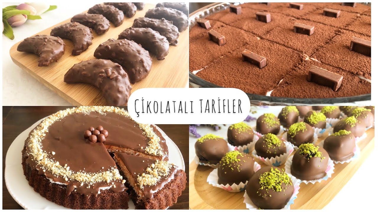 ÇİKOLATALI LEZZETLERİ SEVENLER BURAYAAA!! (Pratik Çikolatalı Tarifler) (Pratik Tatlı Tarifleri)