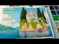 Cozy art vlog  painting studio ghibli scene with himi jelly gouache  asmr painting