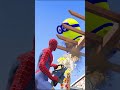 الرجل العنكبوت انقاذ باتمان Spider-Man Rescue batman vs iron man vs venom funny Game GTA 5 superhero
