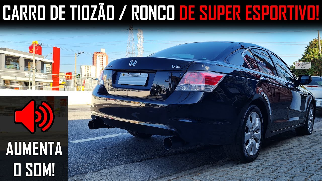 BELÍSSIMO RONCO NESTE HONDA ACCORD 3.5 V6!