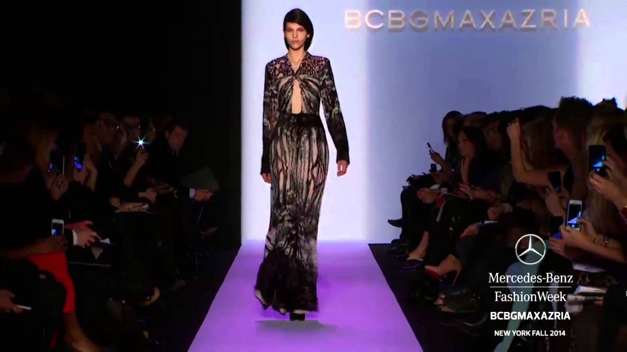"BCBG MAX AZRIA" DownNew York Fashion Week Fall Winter 2014 2015 by Fashion Channnel