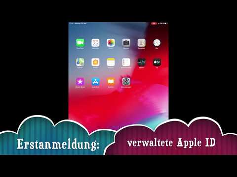 Erklärvideo Erstanmeldung der verwalteten AppleID beim iPad