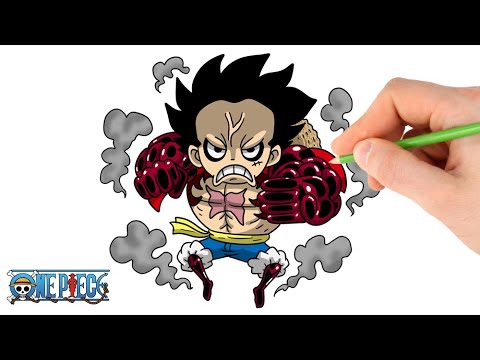 How To Draw Luffy Gear 4 Easily - Youtube