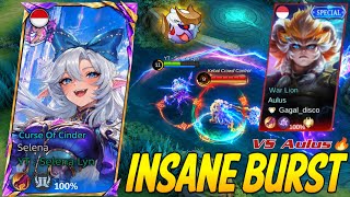 AULUS CHASED ME | SELENA BURST DAMAGE IS INSANE🔥 | MLBB
