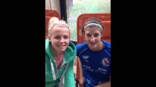 Kampfansage Steffi Mirlach Und Julia Simic, 1. Ffc Turbine Potsdam