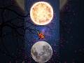 Moon 🌙 vs Sun 🌞 crazy competition 😲 #space #sun #moon #shorts
