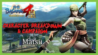 Sengoku Basara 4 Sumeragi | Character Breakdown & Campaign - Matsu