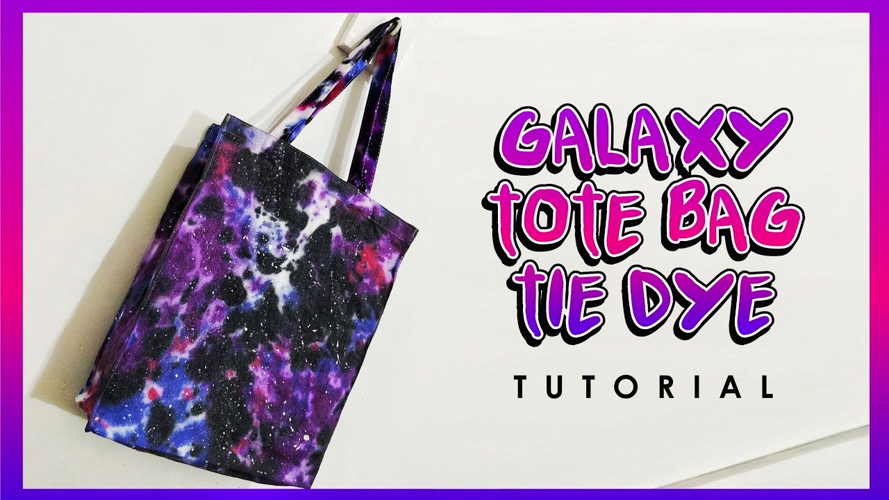 Galaxy Tie Dye Tote Bag  Tali at Kulay