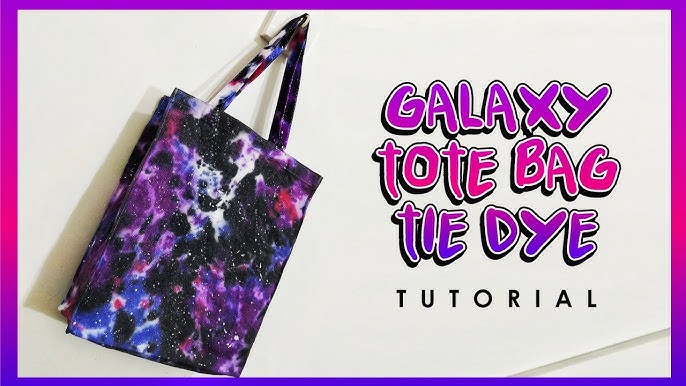 DIY Sunburst Tie Dye Tote Bags