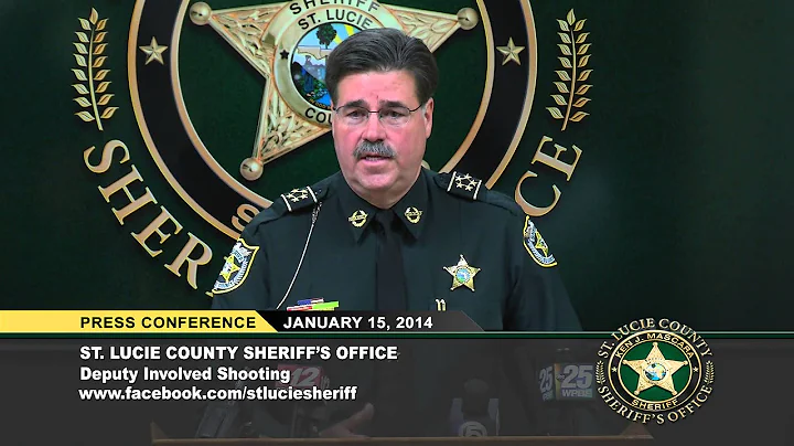 Press Conference (Deputy related shooting) January...