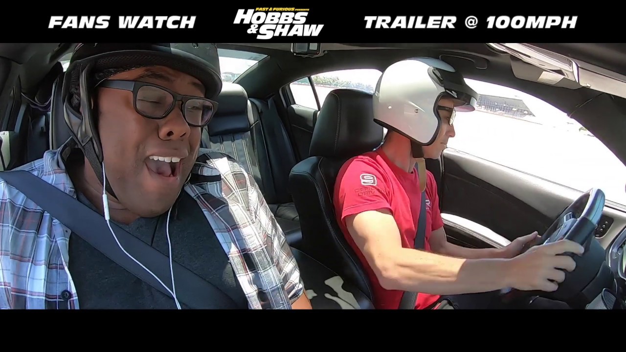 Fans Watch Hobbs & Shaw Trailer at 100+ MPH