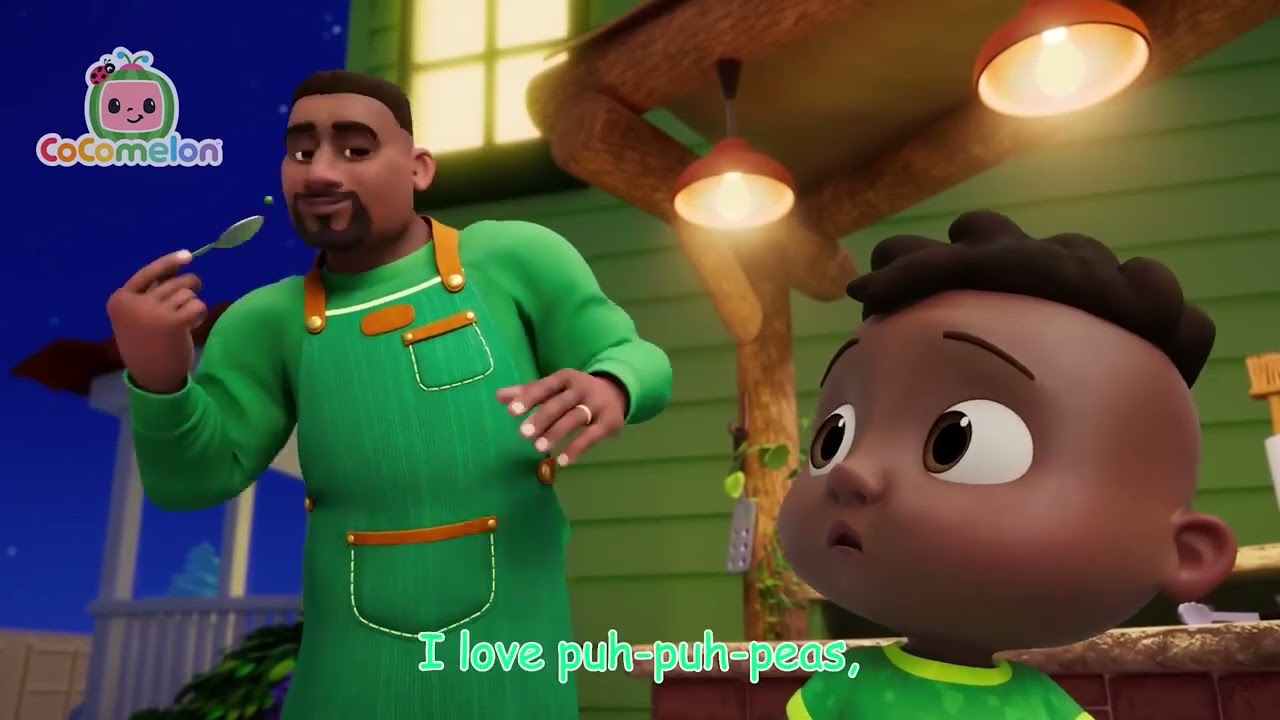 Yummy Peas Song l Fruit & vegetable For kids l Cocomelo-ft7 