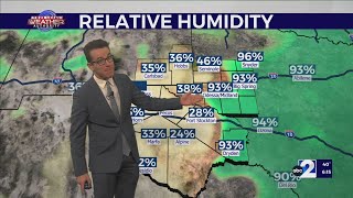 Temperatures & Humidity Changes Ahead 2-15-2024