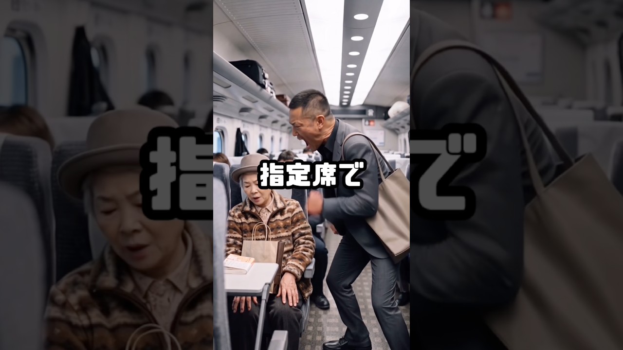 ㊗️1万再生㊗️新幹線の指定席を予約したヤクザの末路 #おもしろ #ジョーク #スカッと #すかっと #ブラックジョーク #ショート