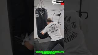 NAOYA INOUE THE MONSTER WORKING THE HEAVYBAG IN CAMP FOR LUIS NERY