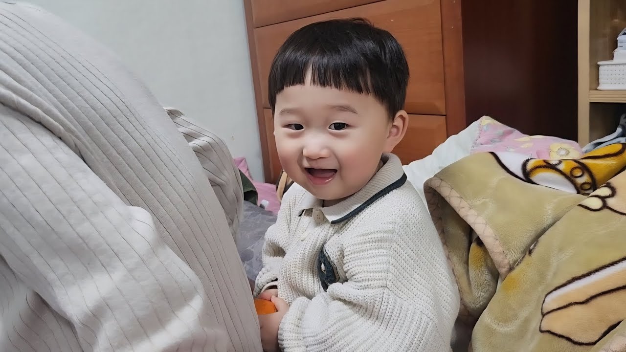 기차놀이가  좋은 18개월 아기/증조할머니 뵙기/VLOG