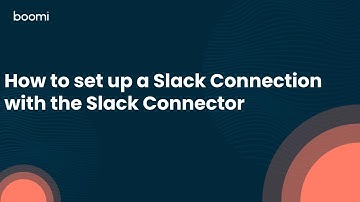 How to set up a Slack Connection with the Slack Connector