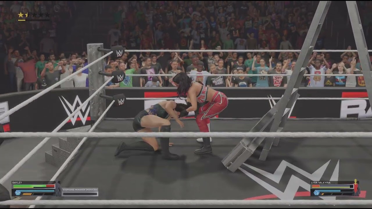 BayLeY vs LyRa VaLkyria , intercontinental championship  !!!