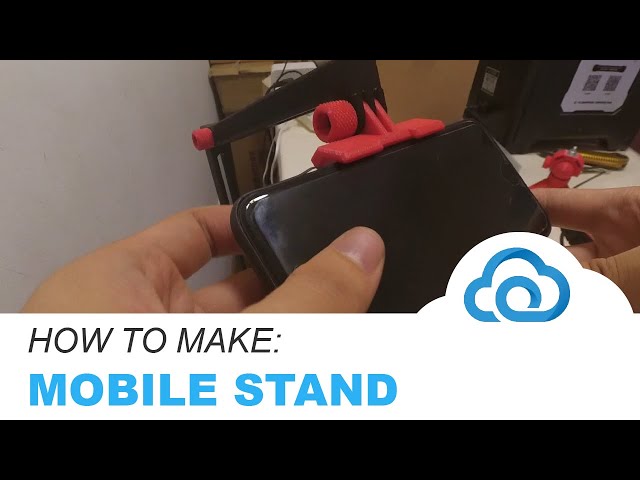 3D Printing and Assembling a Universal Mobile Arm Stand using Cloud3DPrint