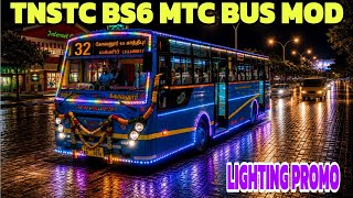 TNSTC BS6 MTC BUS MOD|LIGHTING REVIEW|BUS SIMULATOR INDONESIA 4.5.2 screenshot 1
