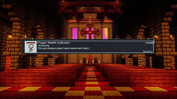 Health indicator mod for mcpe 1.21+ 