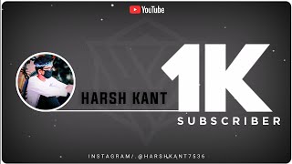 Thanks for 1k subscriber 🥳 complete 1000 subscribers | kinemaster best video editing | 1k Tutorial