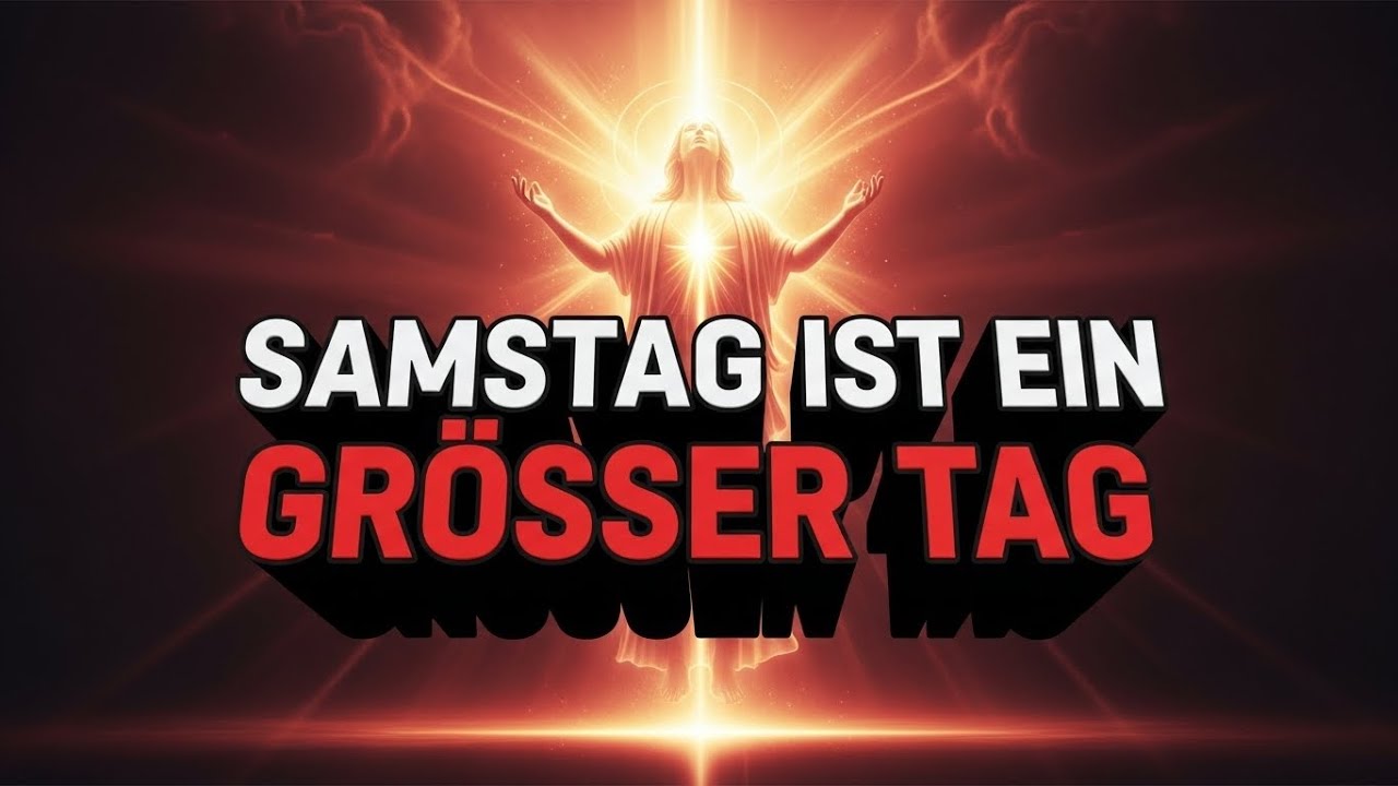 AUSERWÄHLTER, DER SAMSTAG IST EIN GROSSER TAG – BITTE HÖR ZU