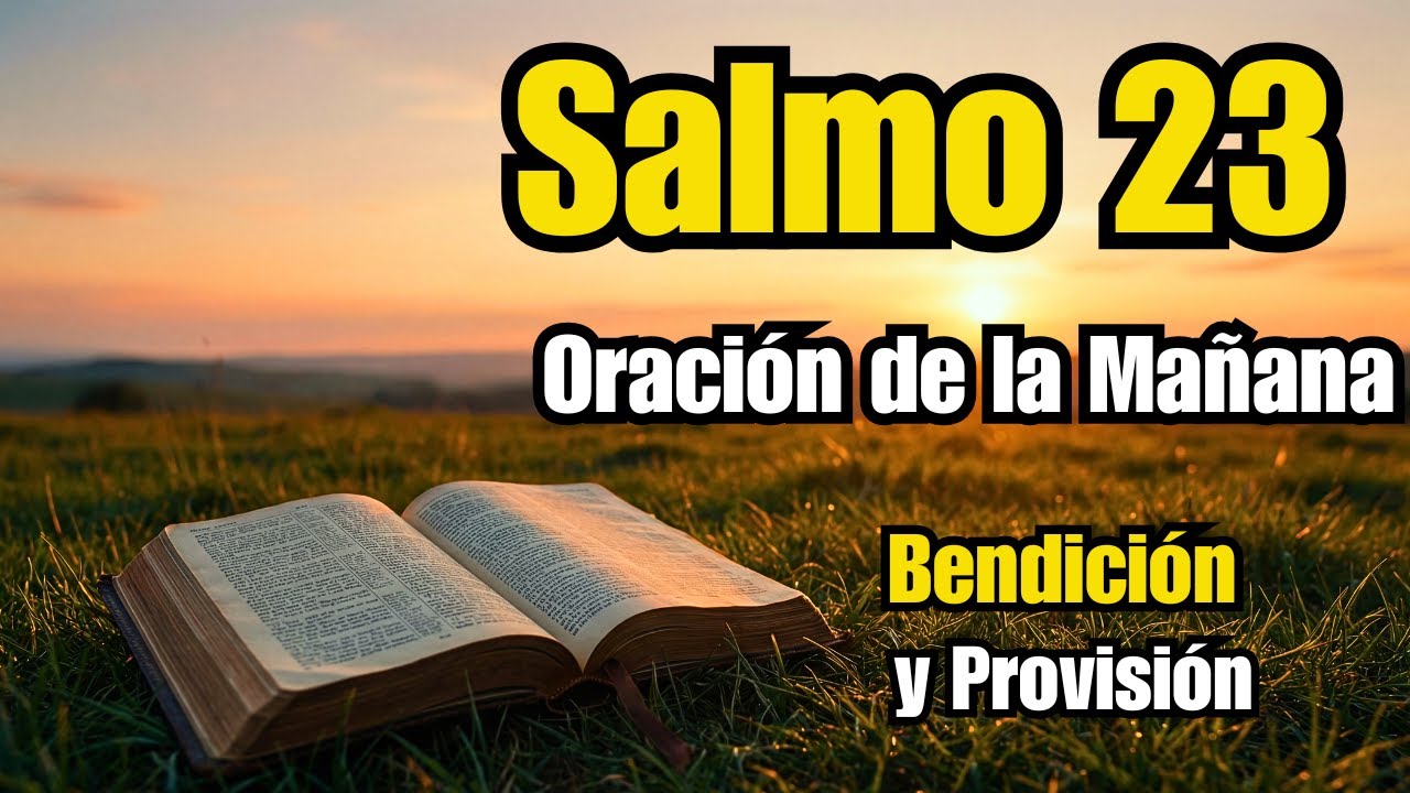 Oración de la Mañana: Salmo 23 Para Atraer BENDICIÓN y PROVISIÓN Divina ...