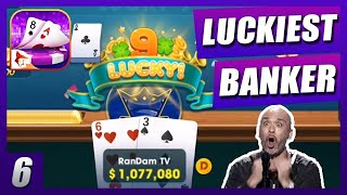 LUCKY BANKER WINNING IN 5 GAMES STRAIGHT (WIPED OUT OPPONENTS?) - Lucky 9 ZingPlay | Gameplay Ep.6 screenshot 5