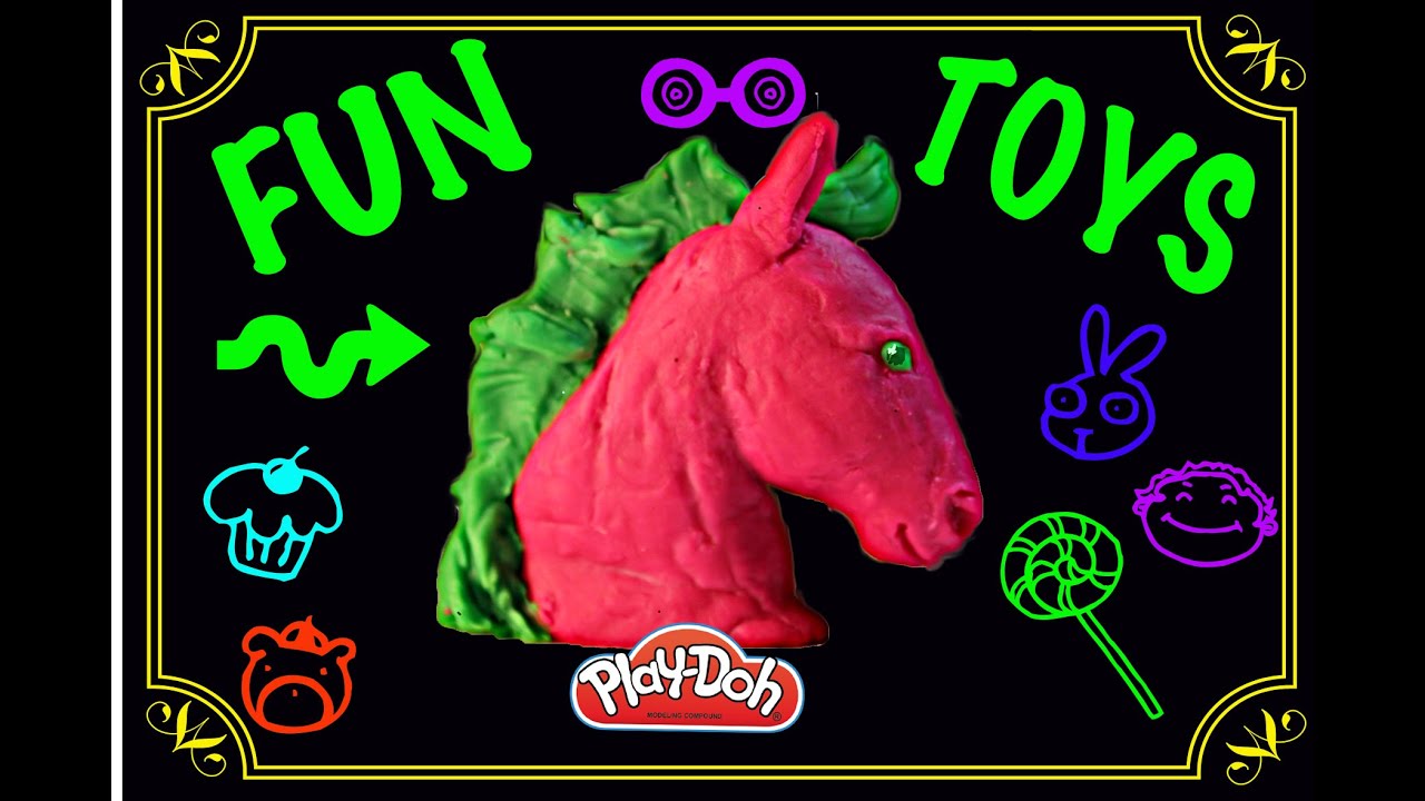 PlayDoh Horses Sculpt With Playdoh Play Doh Horse Figure YouTube