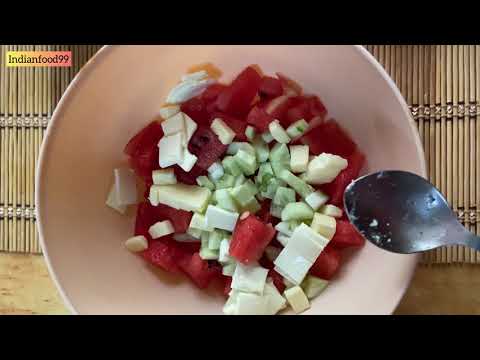 Watermelon Salad - Healthy cucumber Summer Salad