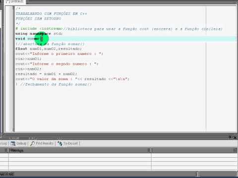 CEP Itajubá C++ Soma de dois numeros com funções - YouTube