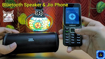 Bluetooth speaker Connection with Jio Bharat B1 4G Phone | How to connect Speaker with mobile |