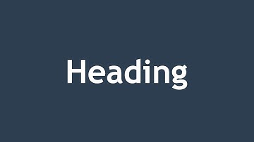 [ Arabic Tutorial Create Template 2 ] #07 - Create The Heading