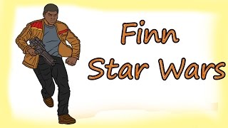 Finn In Star Wars Movie Coloring Book Pages Learn Colors For Kids Coloring Video