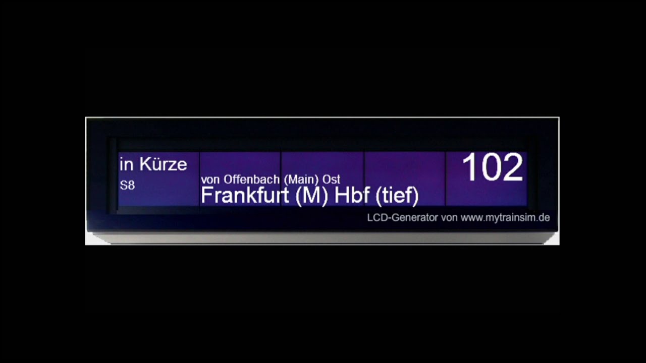 Update Blechelse Frankfurt (Main) Hbf tief (S-Bahn)