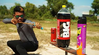 How To Make Creative Unique Arrow Slingshot | Unique Arrow Slingshot Vs Big Coke by CAMBO LIFESTYLE 9,935 views 1 year ago 3 minutes, 38 seconds