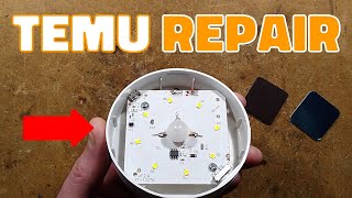 Fixing a Temu light  with schematic